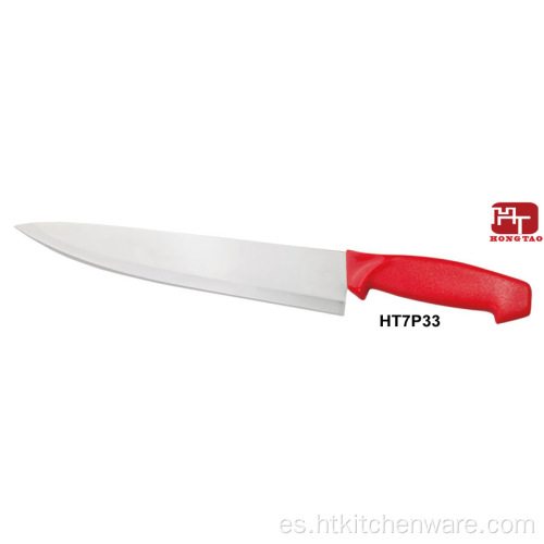 cuchillo de cocina cocinero con mango de pp